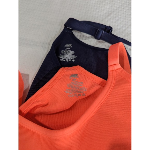 New Balance Sports Bra Set Low Impact Seamless Padded Activewear Workout - Picture 5 of 5